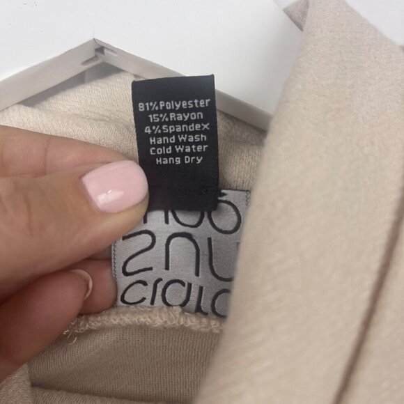 Clara Sun Woo Oatmeal Barrel Hem Relaxed Sweater Size Small - Picture 6 of 12